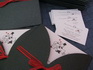 Invitaciones de Casamiento - Modelos varios<br />
(tarjetones oplina blanca 225gr)<br />
El precio no incluye montados (marco que rodea las tarjetas)