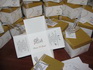 Invitaciones de Casamiento - Modelos varios<br />
(tarjetones oplina blanca 225gr)<br />
El precio no incluye montados (marco que rodea las tarjetas)