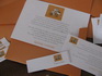 Invitaciones de Casamiento - Modelos varios<br />
(tarjetones oplina blanca 225gr)<br />
El precio no incluye montados (marco que rodea las tarjetas)