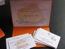 Invitaciones de Casamiento <br />
(tarjetones oplina blanca 225gr)<br />
El precio no incluye montados (marco que rodea las tarjetas)